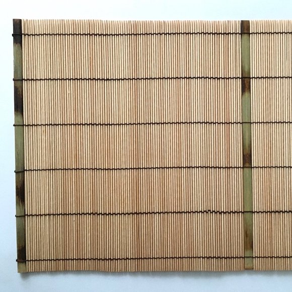 Set of 4 (Four) Bamboo Sudare Eco-Friendly Placemats Light Brown - Picture 2 of 6